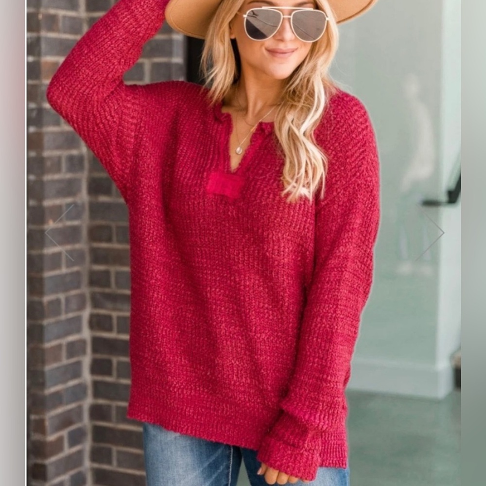 Pink Lily This Time Around Sweater